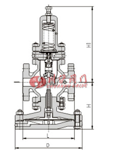 DP17型蒸汽减压阀结构图